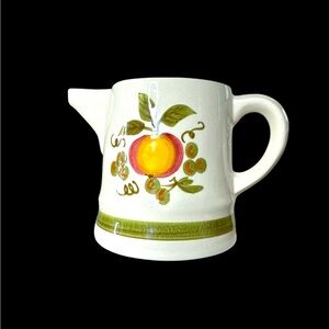 Vintage Stangl “Apple Delight” Pottery Pitcher
(Q 3 90225)